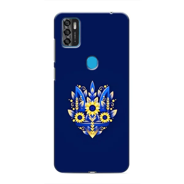 Чехол с рисунком «Цветущий Герб» для ZTE Blade A7s 2020