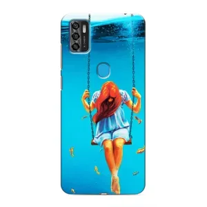 Чохол Стильні дівчата на ZTE Blade A7s 2020 (Дівчина на гойдалці)