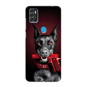Чохол ДОБЕРМАН для ZTE Blade A7s 2020 (Доберман злий)