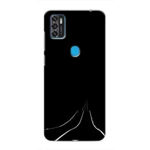 Чехол с картинками на черном фоне для ZTE Blade A7s 2020 (Дорога)