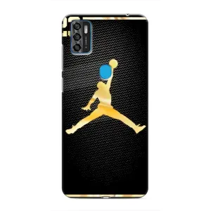 Силиконовый Чехол Nike Air Jordan на ЗТЕ Блейд А7с (2020) (Джордан 23)
