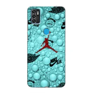 Силиконовый Чехол Nike Air Jordan на ЗТЕ Блейд А7с (2020) (Джордан Найк)