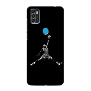 Силиконовый Чехол Nike Air Jordan на ЗТЕ Блейд А7с (2020) (Джордан)