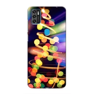 Чехол Новогодняя Елка на ZTE Blade A7s 2020 (Гирлянды)