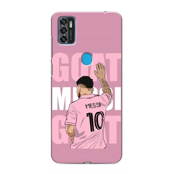 Чехол с рисунком «GOAT MESSI» для ZTE Blade A7s 2020 Чехол с рисунком «GOAT MESSI» для ZTE Blade A7s 2020