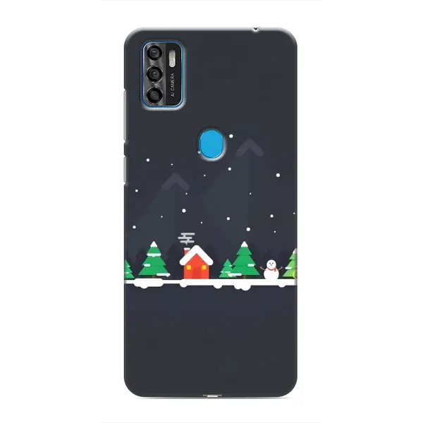 Чехол с рисунком «Город зимний» для ZTE Blade A7s 2020 Чехол с рисунком «Город зимний» для ZTE Blade A7s 2020