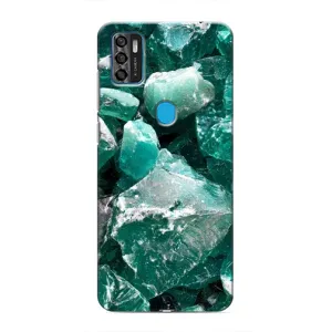 Чохол (Дорого-богато) на ZTE Blade A7s 2020 (Смарагд)