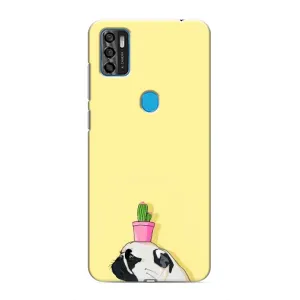 Бампер для ZTE Blade A7s 2020 з картинкою "Песики" (Кактус на голові)