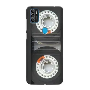 Чехол с Прикольным принтом на ZTE Blade A7s 2020 (Кассета магнитофона)