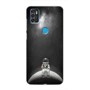 Силіконовый Чохол з принтом "Космонавти" на ZTE Blade A7s 2020 (Космонавт романтик)