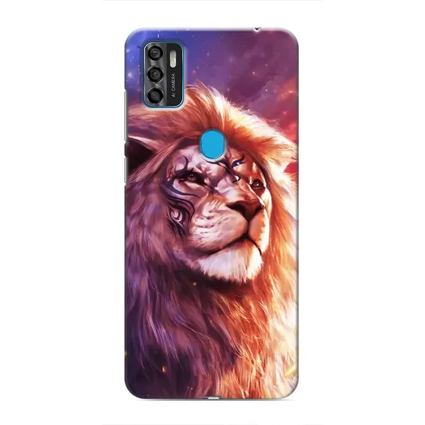 Чехол с рисунком «Красочный ЛЕВ» для ZTE Blade A7s 2020 Чехол с рисунком «Красочный ЛЕВ» для ZTE Blade A7s 2020