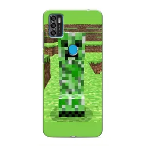 Чохли для ZTE Blade A7s 2020 (Персонажі МайнКрафт) (Кріпер 2)