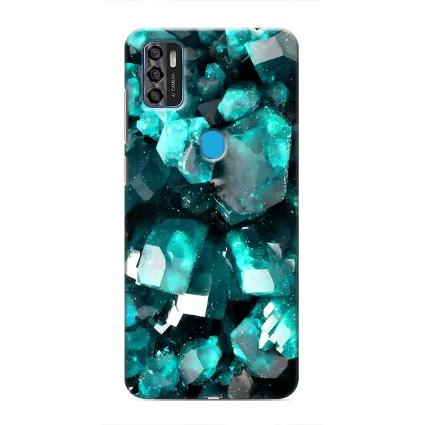 Чехол с рисунком «Кристалы» для ZTE Blade A7s 2020 Чехол с рисунком «Кристалы» для ZTE Blade A7s 2020