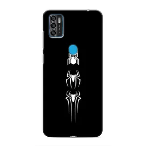 Чехол Супергерой Человека Паука на ZTE Blade A7s 2020 (Лого паука)