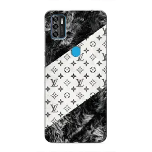 Чехол Стиль Louis Vuitton на ZTE Blade A7s 2020 (LV на белом)