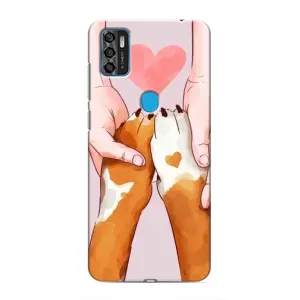 Чохол (ТПУ) Милі песики для ZTE Blade A7s 2020 (Любов до собак)