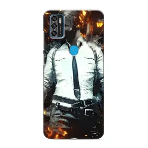 Чохол з картинкою "Герой Pubg" на ZTE Blade A7s 2020 (Man Пубг)