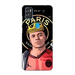 Чехол (TPU) с Футболистом на ZTE Blade A7s 2020 (Mbappe King)