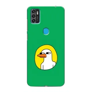 Бампер с принтом Мемы для ZTE Blade A7s 2020 (Мем Утка)