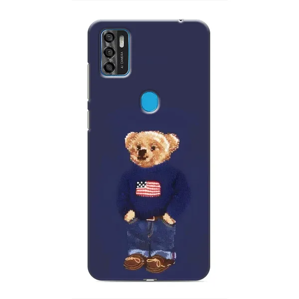 Чехол с рисунком «Мишка USA» для ZTE Blade A7s 2020