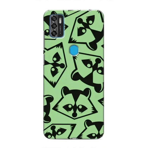 Чехол с рисунком «Мордочки Енота» для ZTE Blade A7s 2020 Чехол с рисунком «Мордочки Енота» для ZTE Blade A7s 2020
