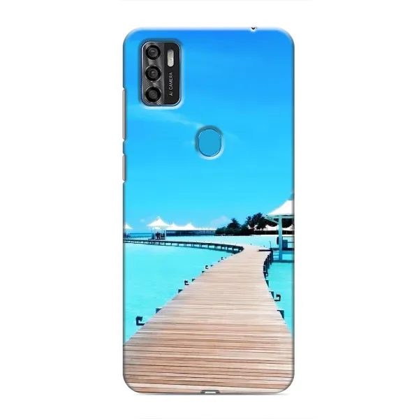 Чехол с рисунком «Набережная» для ZTE Blade A7s 2020