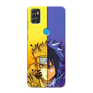 Купить Чохли на телефон з принтом Anime для ZTE Blade A7s 2020 (Naruto Vs Sasuke)