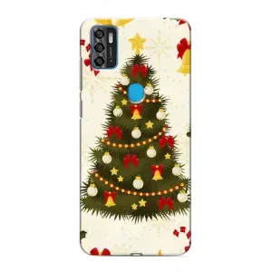 Чехол Новогодняя Елка на ZTE Blade A7s 2020 (Новогодний принт)