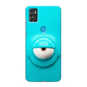 Силиконовые Чехлы (смешные стикеры) для ZTE Blade A7s 2020 (Одноглазик)