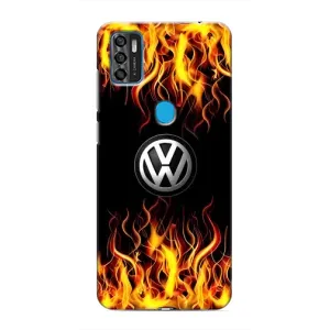 Чехол "Фольксваген" для ZTE Blade A7s 2020 (Огненный Лого)