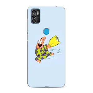 Чехлы с Патриком на ZTE Blade A7s 2020 (Патрик с подушкой)