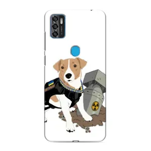 Чехол с принтом Собаки Патрон для ZTE Blade A7s 2020 (Пёс Патрон с ракетой)
