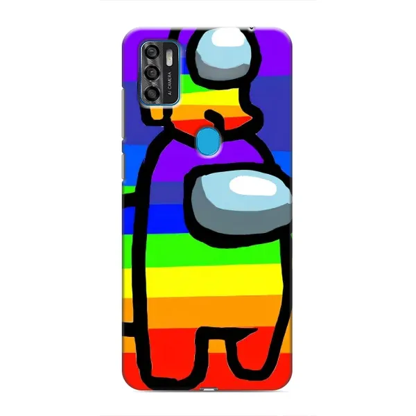 Чехол с рисунком «Радужный» для ZTE Blade A7s 2020