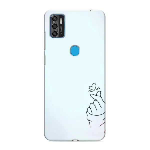 Чохол з малюнком «Сердечко на блакитному» для ZTE Blade A7s 2020 Чохол з малюнком «Сердечко на блакитному» для ZTE Blade A7s 2020