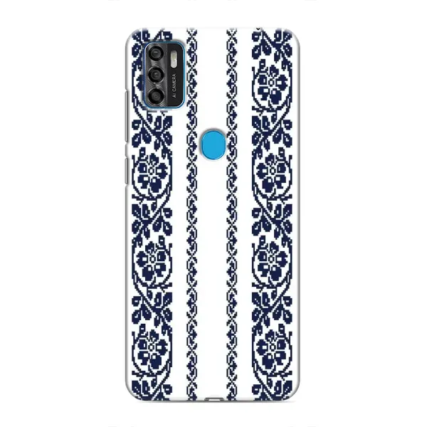 Чохол з малюнком «Синя вишиванка» для ZTE Blade A7s 2020