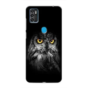 Чохли з принтом СОВИ для ZTE Blade A7s 2020 (Сова на чорному)
