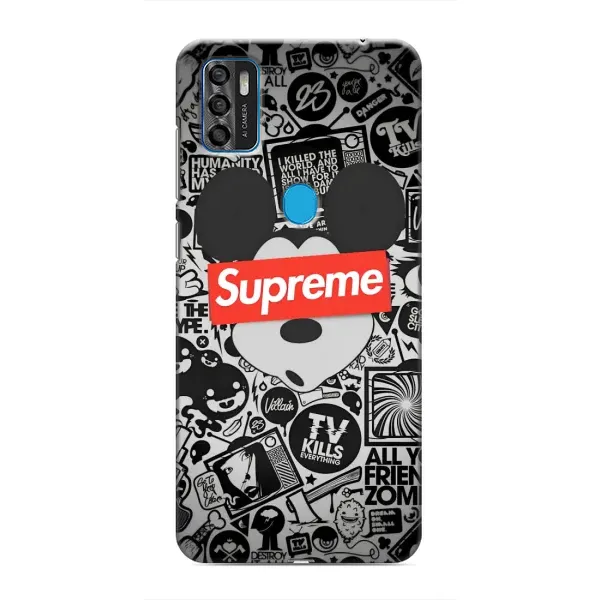 Чехол с рисунком «Supreme Маус» для ZTE Blade A7s 2020 Чехол с рисунком «Supreme Маус» для ZTE Blade A7s 2020