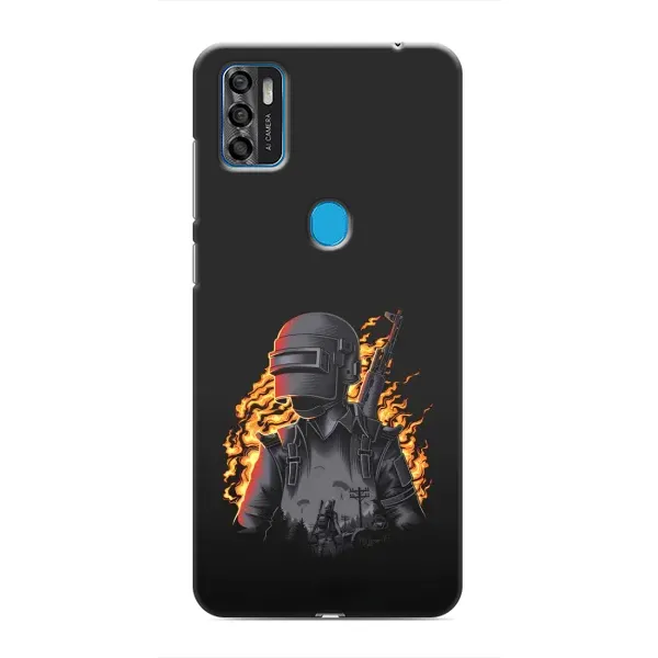 Чехол с рисунком «В огне» для ZTE Blade A7s 2020 Чехол с рисунком «В огне» для ZTE Blade A7s 2020