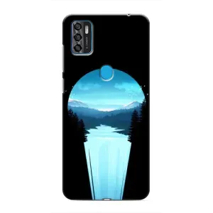 Літній Чохол на ZTE Blade A7s 2020 (Синій Водоспад)