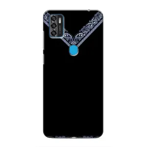 Силиконовый Чехол на ZTE Blade A7s 2020 (Воротник вышиванки)