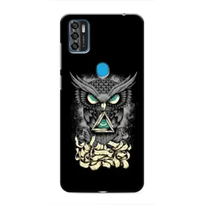 Чохли з принтом СОВИ для ZTE Blade A7s 2020 (Зелені очі)