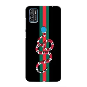 Чехлы Бренд GUCCI для ZTE Blade A7s 2020 (Змей Гуччи)