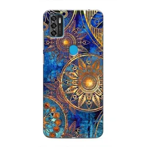 Чехлы со смыслом для ZTE Blade A7s 2020 (Золотые узоры)