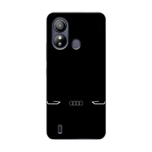 Силіконовий бампер з картинкою машини на ZTE Blade L220 (Сілует Audi)