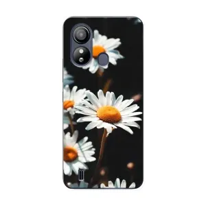 Чохол з ромашками на ZTE Blade L220 (Білі ромашки)