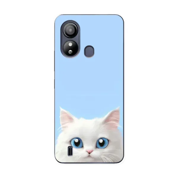 Чехол с рисунком «Белый кот» для ZTE Blade L220 Чехол с рисунком «Белый кот» для ZTE Blade L220
