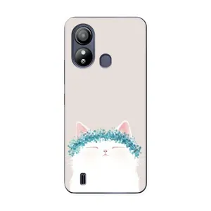Чехол на тематику: Коты для ZTE Blade L220 (Белый котик)