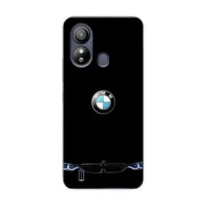 Силіконовий бампер з картинкою машини на ZTE Blade L220 (Чорний BMW)