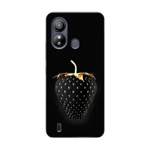 Чехол с изображением вкусной еды для ZTE Blade L220 (Чёрная клубника)