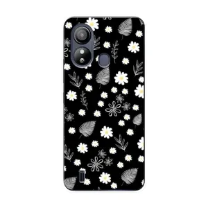 Чохли з тематикою "КВІТИ" на ZTE Blade L220 (цвітіння на чорному)